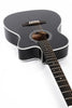 Sigma 000MC-1E-BK All Gloss Black Cutaway