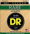 DR Rare Light Acoustic Guitar Strings 12-54