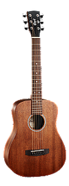 Cort AD Mini M OP Mahogany Travel Guitar with Gigbag