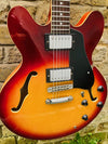 Hondo H935CHS MKii Deluxe Hollow Body Cherry Sunburst Pre Owned 1982/4 Korea