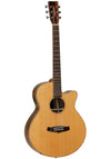 Tanglewood TWJSF CE Java Series Deluxe Cutaway Electric Solid Cedar Top